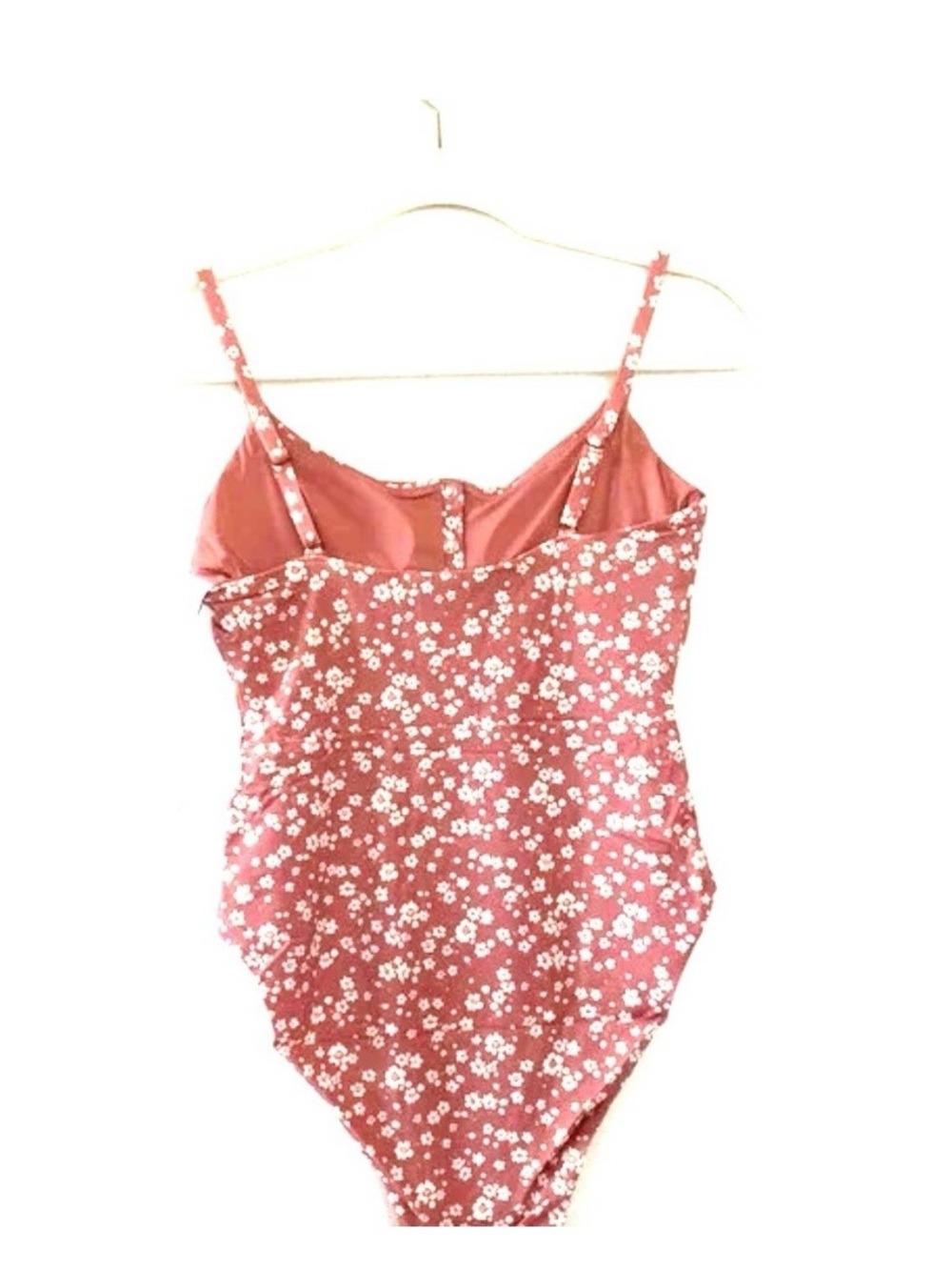Andie Dusty Rose Floral One-Piece Swimsuit - Picture 4 of 8